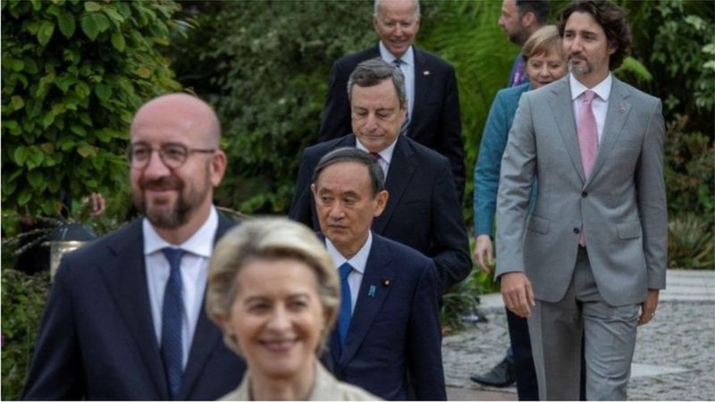 G7峰会： 七国领袖推出终结大流行疫情计划