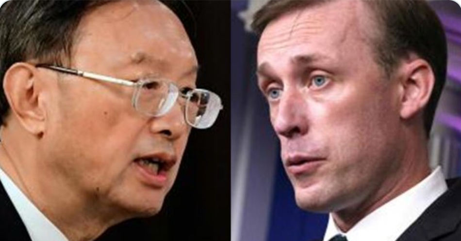杨洁篪和沙利文周一在意大利罗马进行了七个小时的会晤