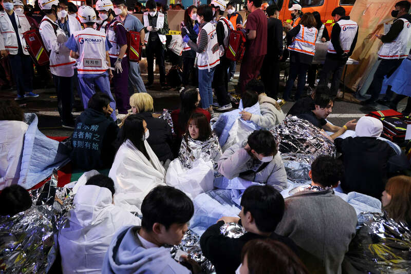 韩国万圣节活动踩踏事件149人丧生150人受伤