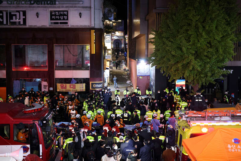 韩国万圣节活动踩踏事件149人丧生150人受伤
