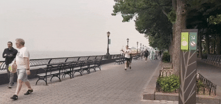 最绝的是，依旧有勇士雷打不动的跑步健身